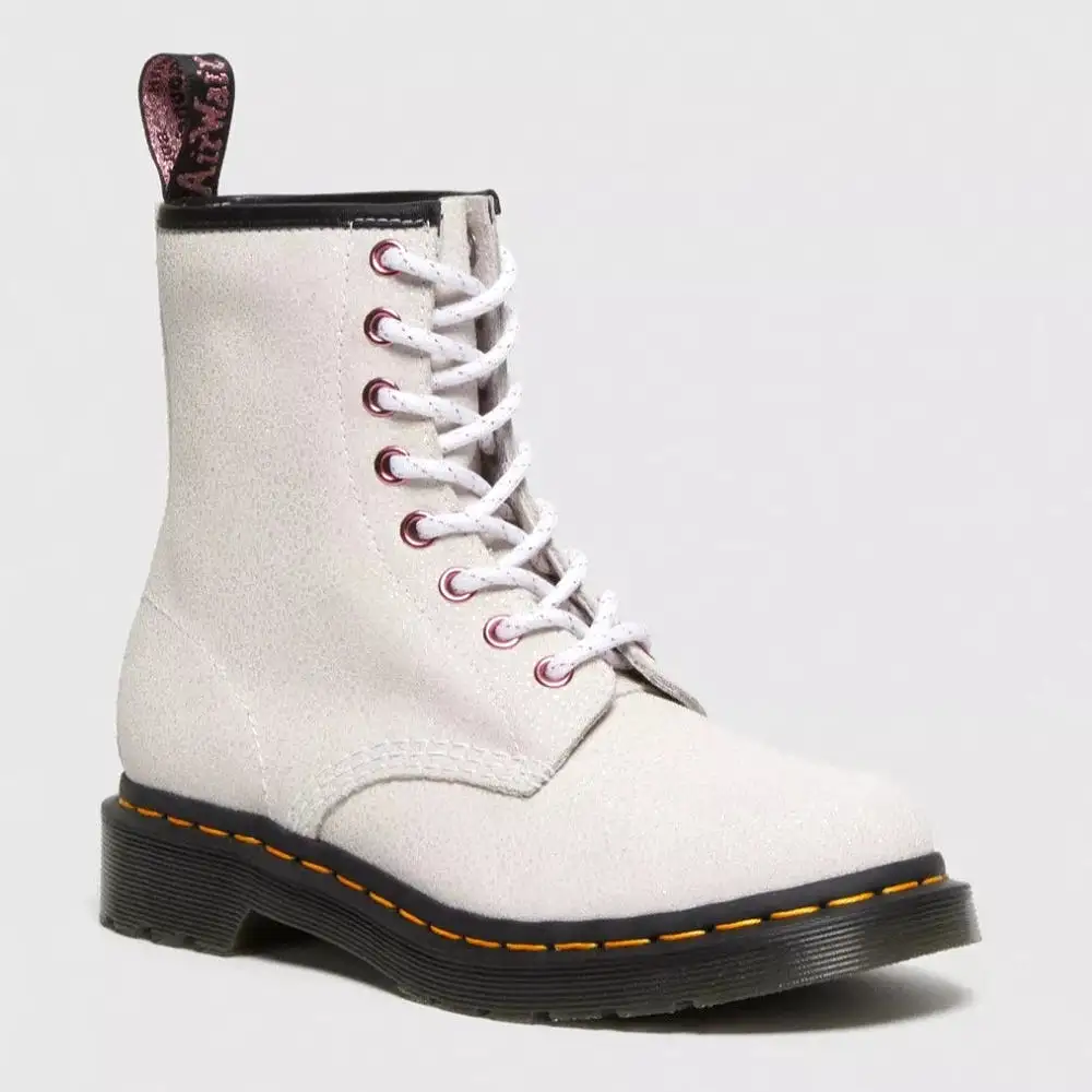 Dr. Martens Women's 1460 - White Bejeweled