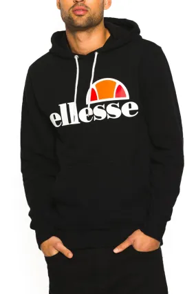 Ellesse Gottero Logo Overhead Hoodie Anthracite