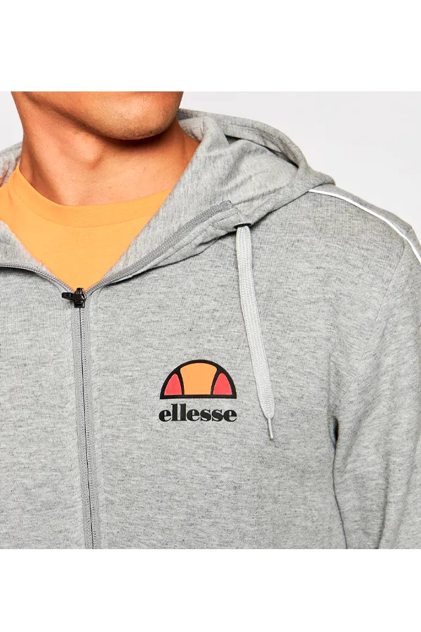 Ellesse Ornari Full Zip Hoodie Grey