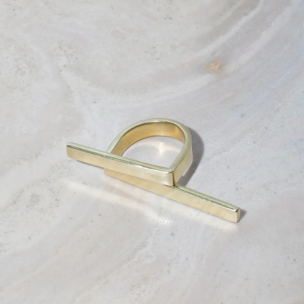 Embrace Wrap Ring - Brass