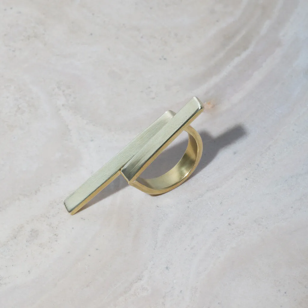 Embrace Wrap Ring - Brass