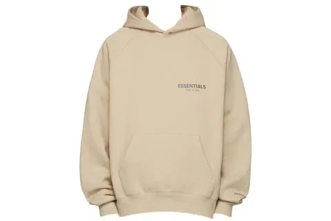 Fear of God Essentials SSENSE Exclusive Pullover Hoodie Linen