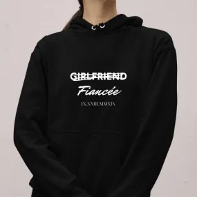 Fiancée Custom Couple Hoodie With Date