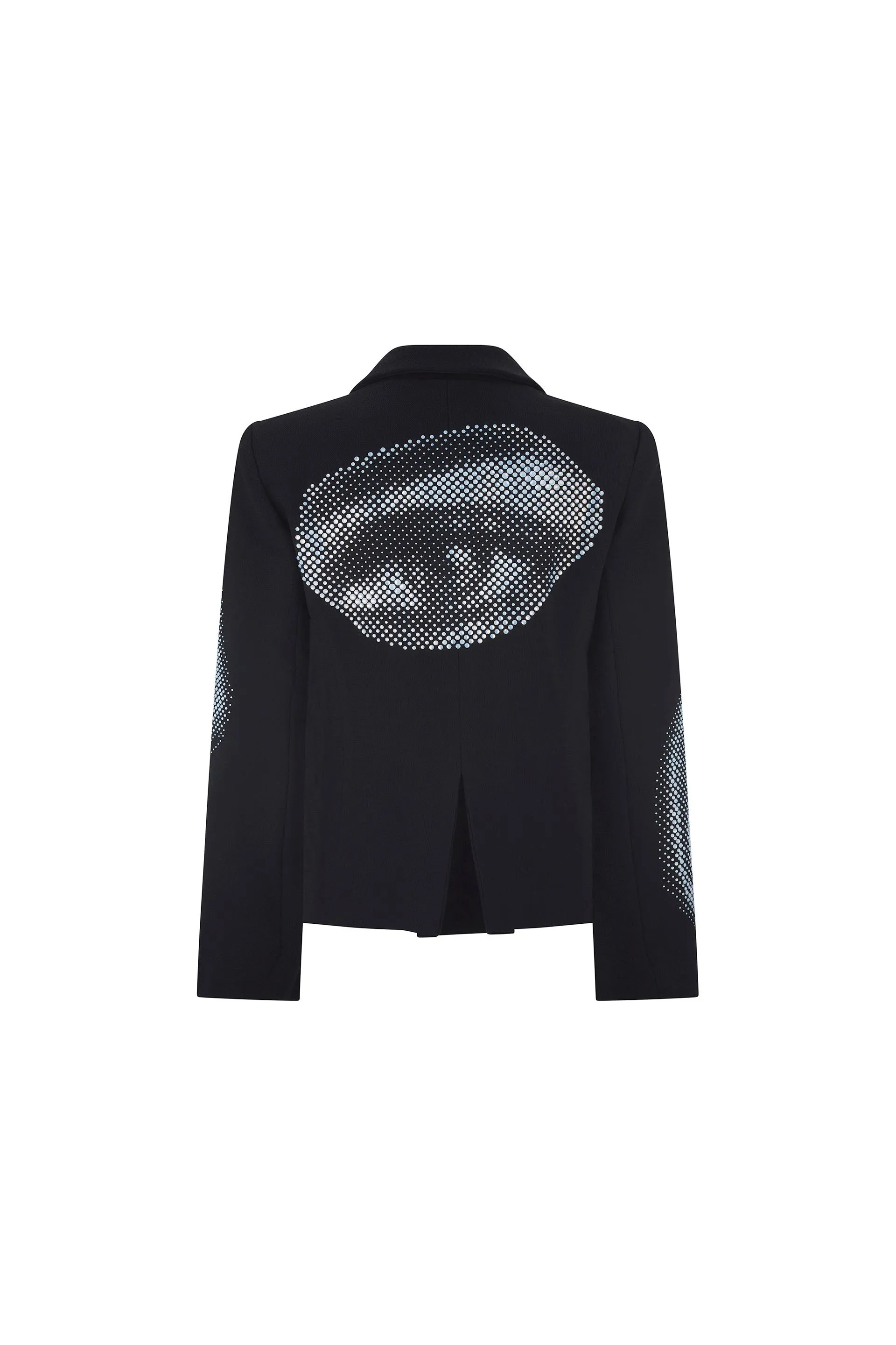 'FIVE SENSES CRYSTAL' L/S SHORT BLAZER