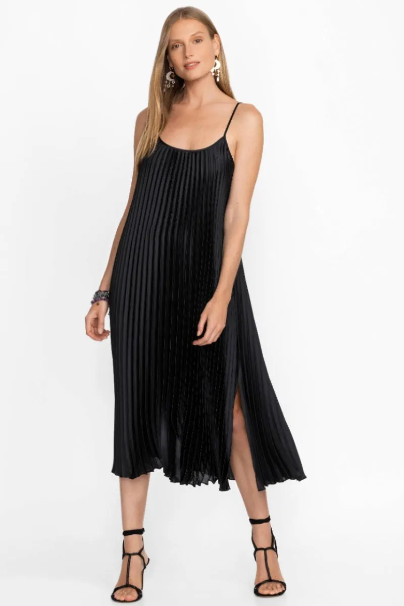 Gemma Pleated Midi Dress