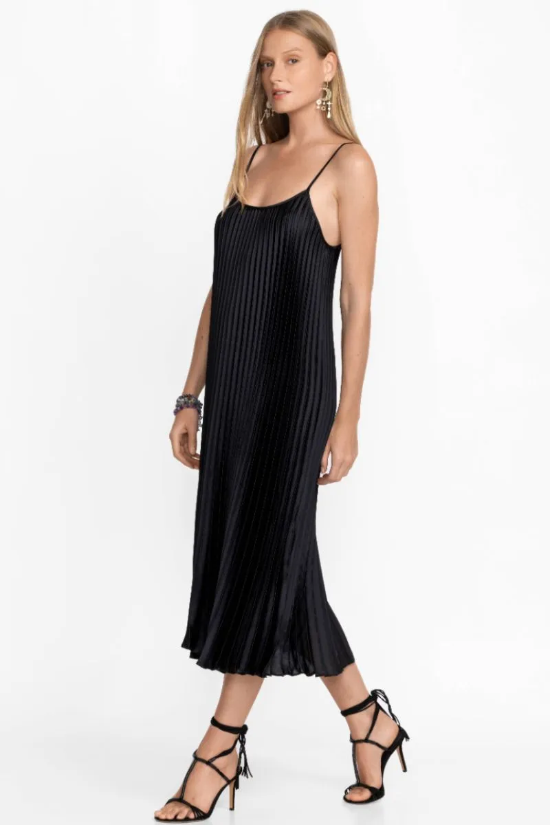 Gemma Pleated Midi Dress