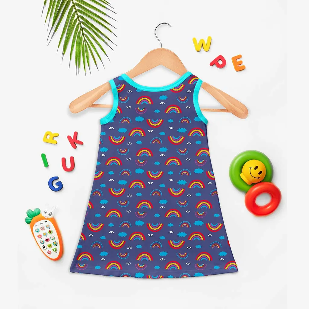 Glow A-Line Dress - Rainbow Smiles (1-2 Years)