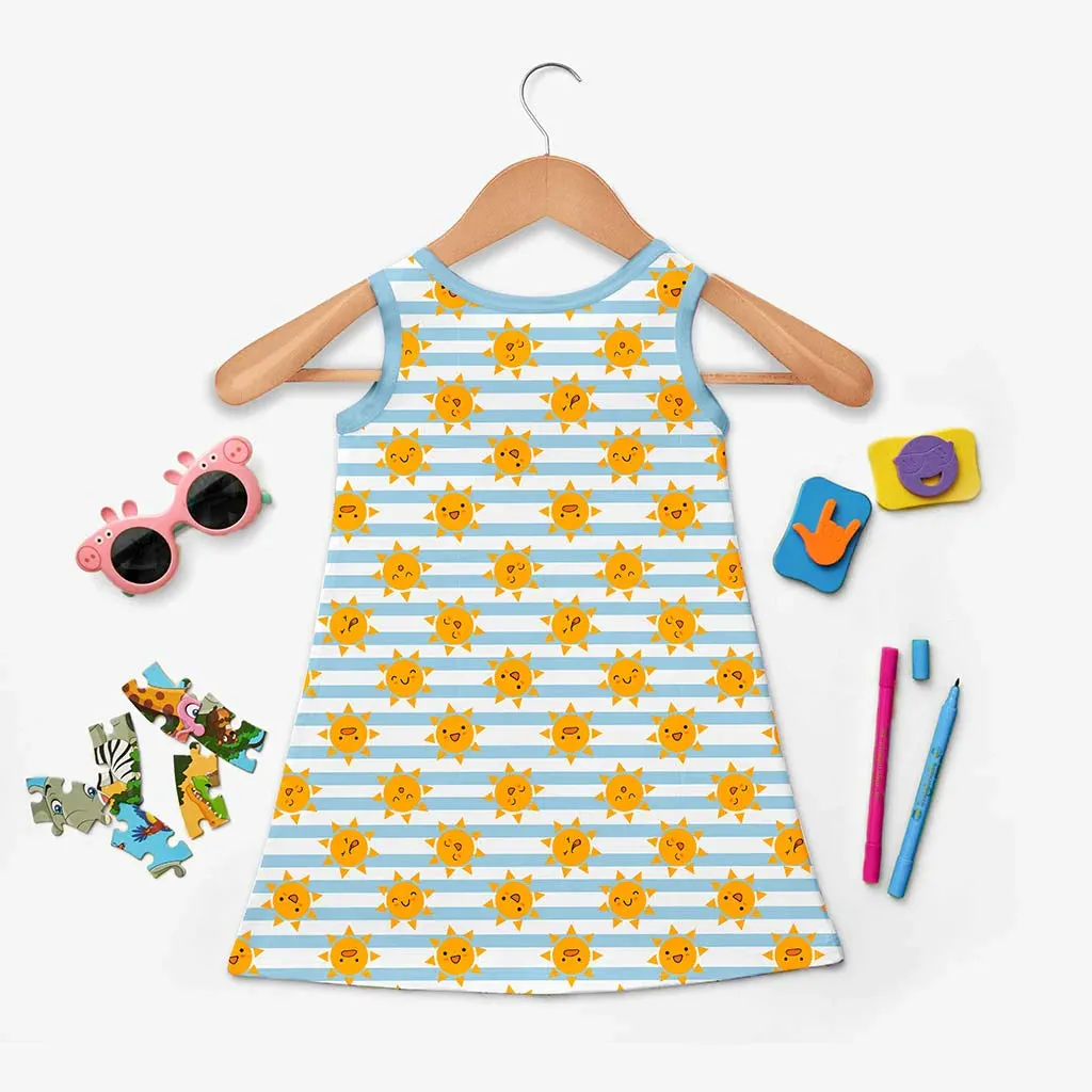 Glow A-line Dress - Sunny Bliss - 6 - 12 months