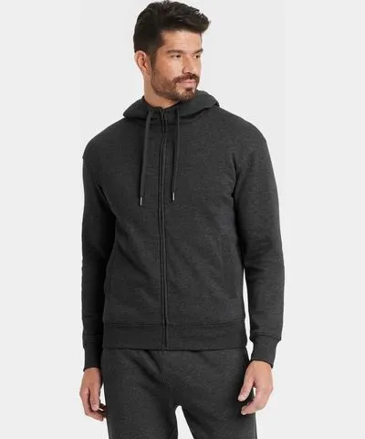 Goodfellow & Co Men's High Pile Lined Zip-Up Hoodie