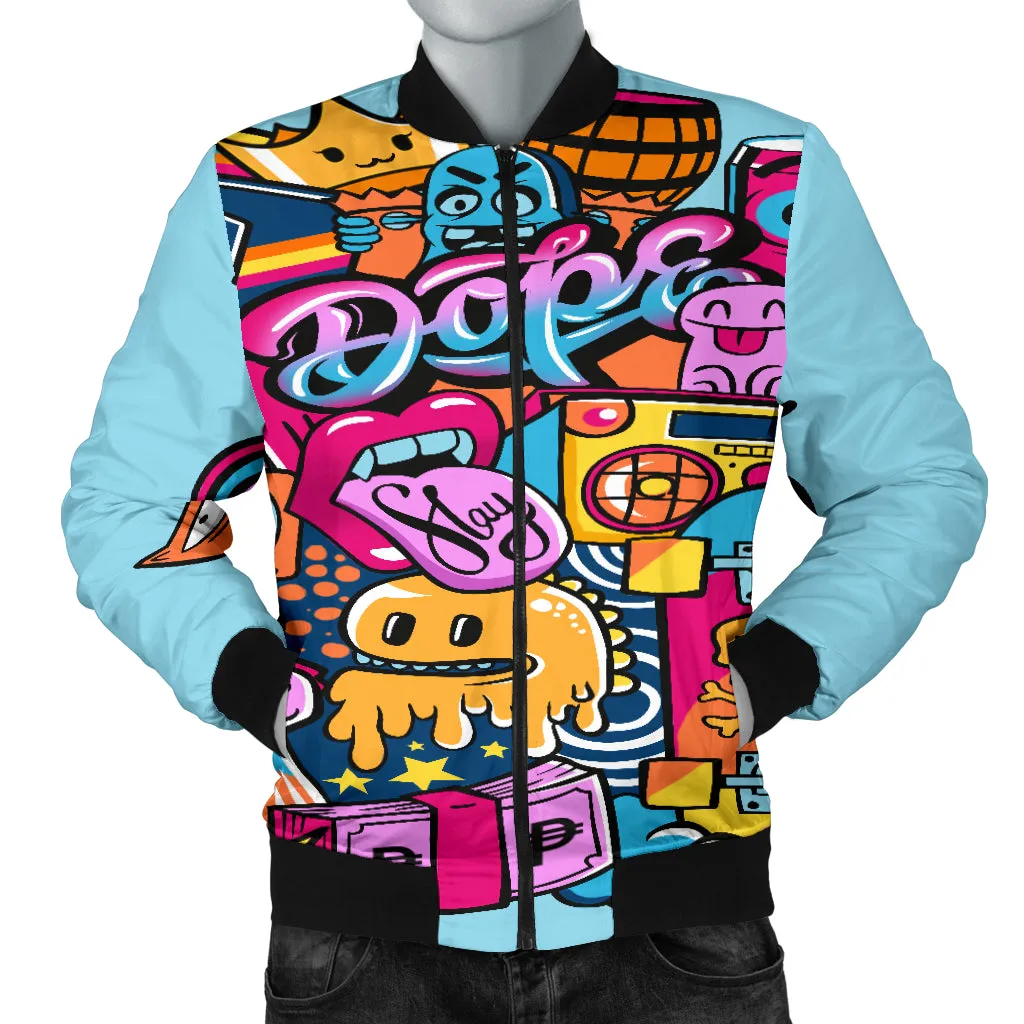 Graffiti Men's Bomber Jacket