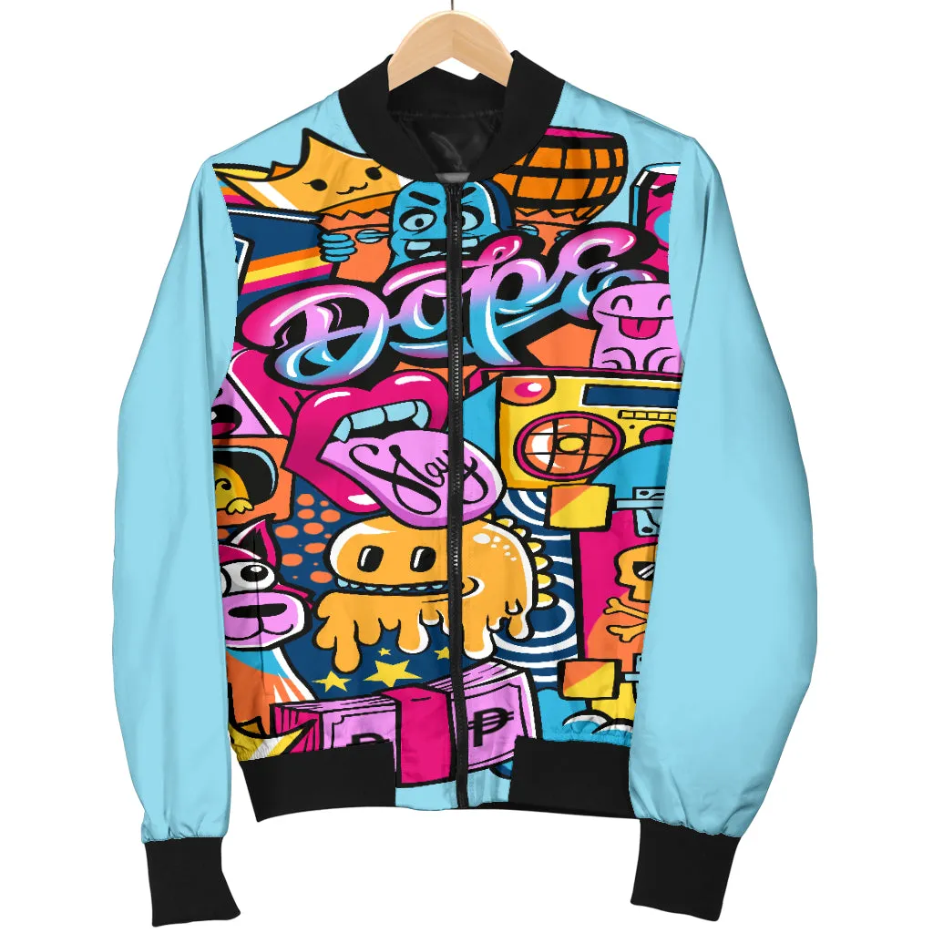 Graffiti Men's Bomber Jacket