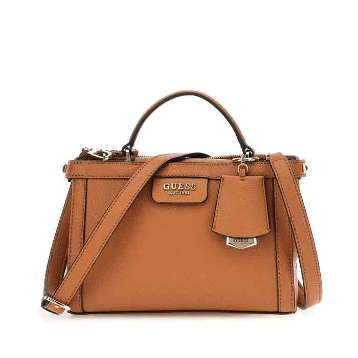 GUESS ECO ANGY SMALL SOCIETY SATCHEL + COLOURS