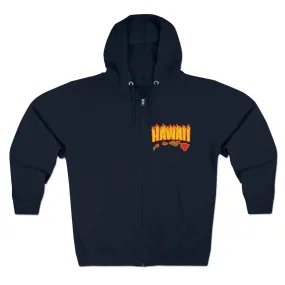 Hawaii Fire Unisex Premium Full Zip Hoodie