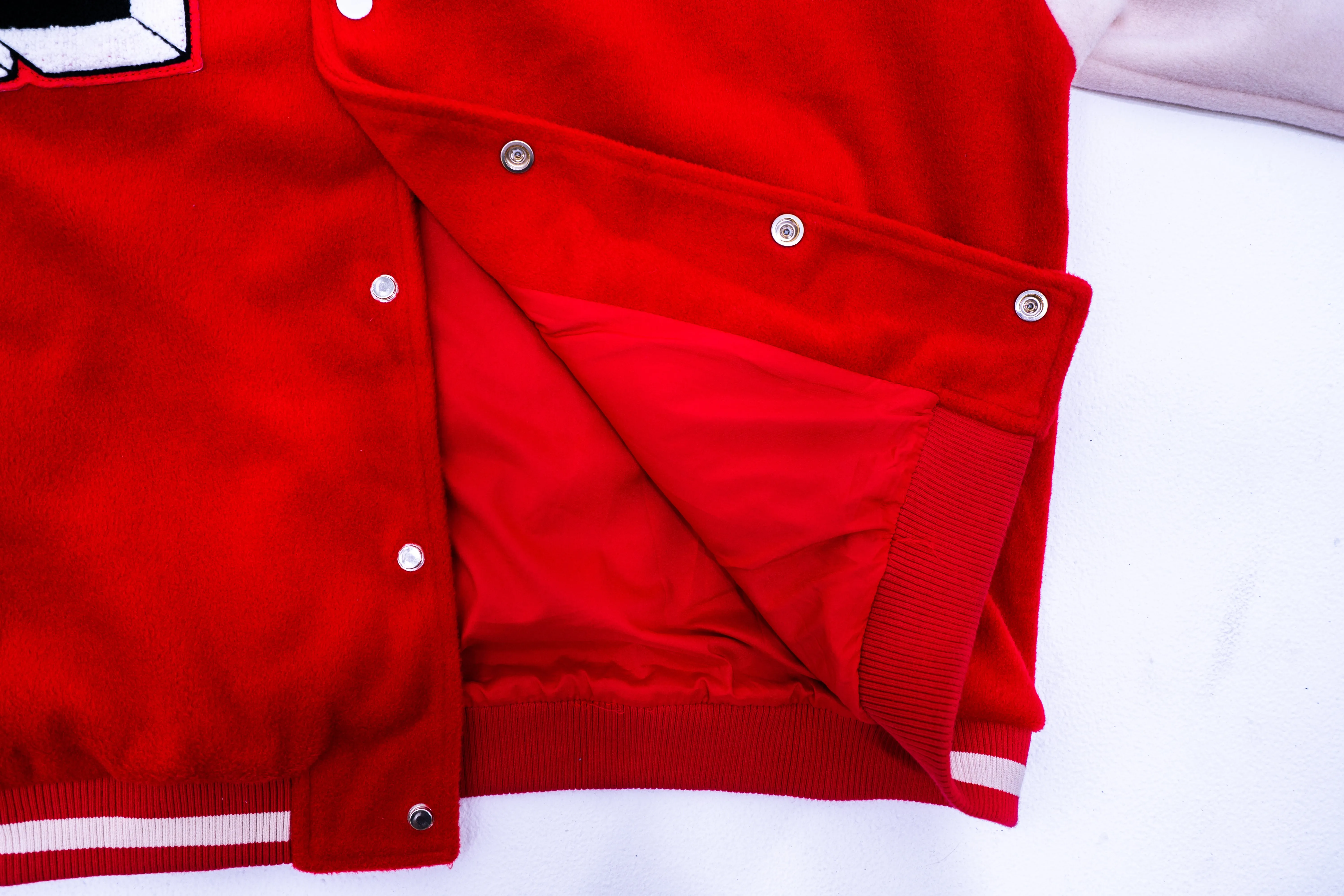 HGA Stars Letterman Jacket - Red