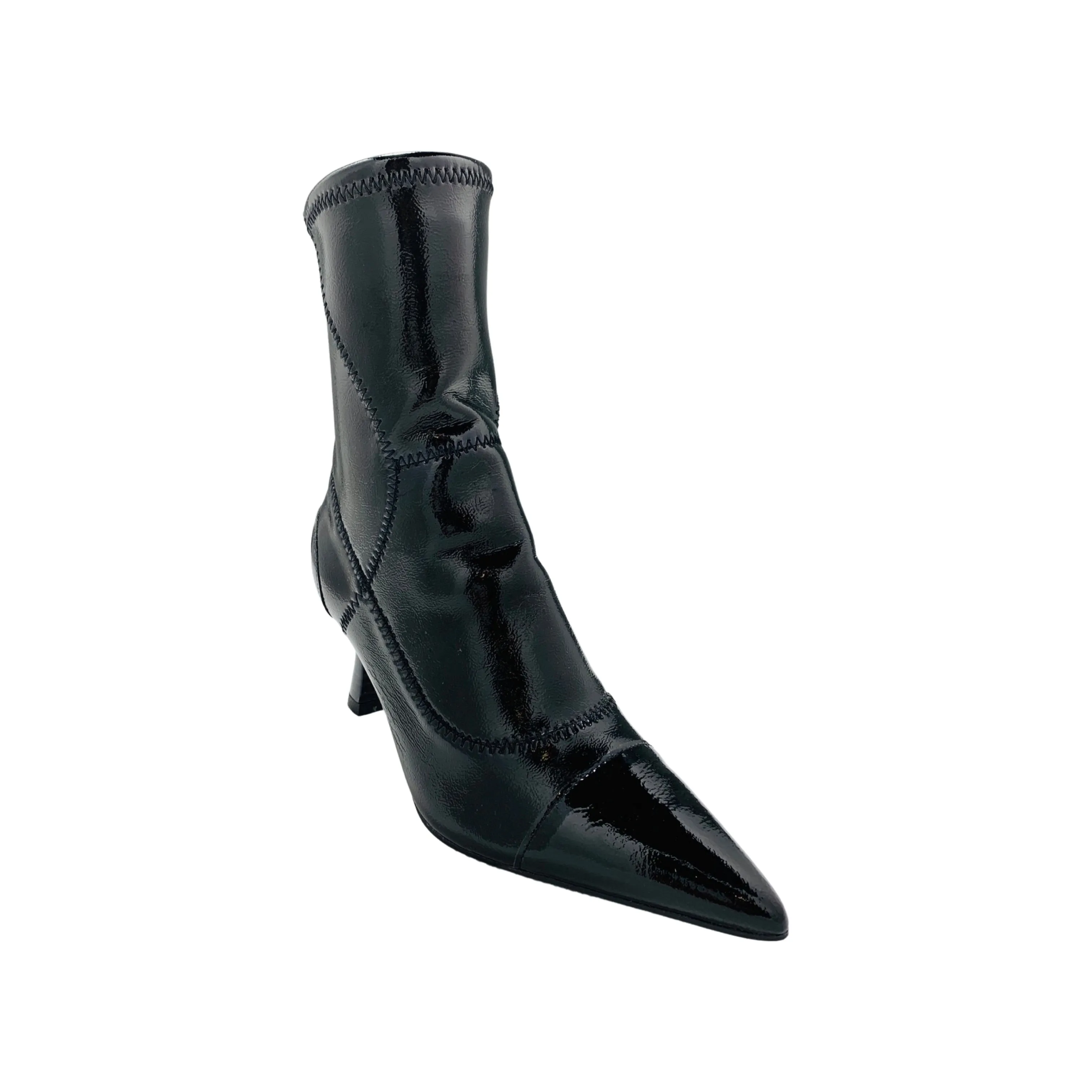 HI222245 Black Patent Bootie