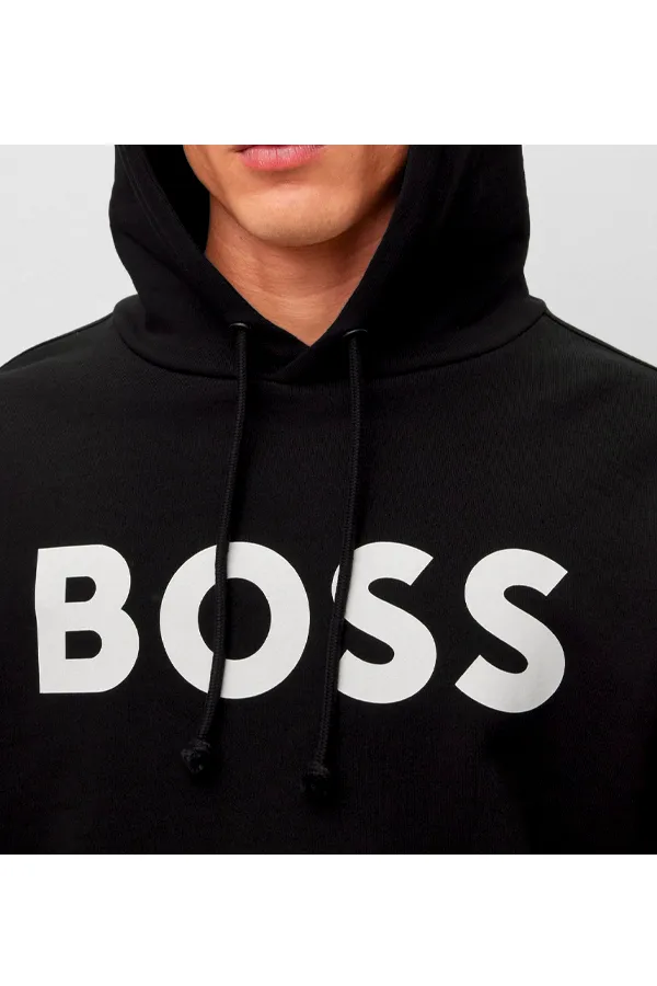 Hugo Boss Basic Logo Hoodie Black