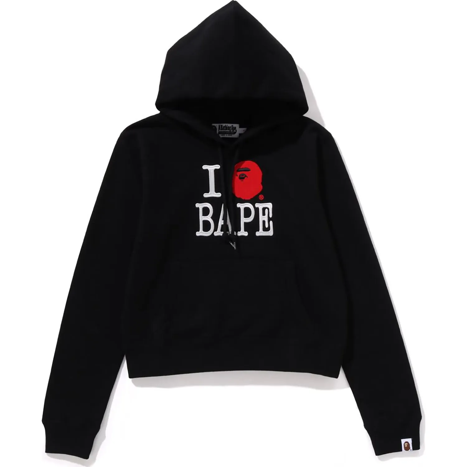 I LOVE BAPE PULLOVER HOODIE LADIES