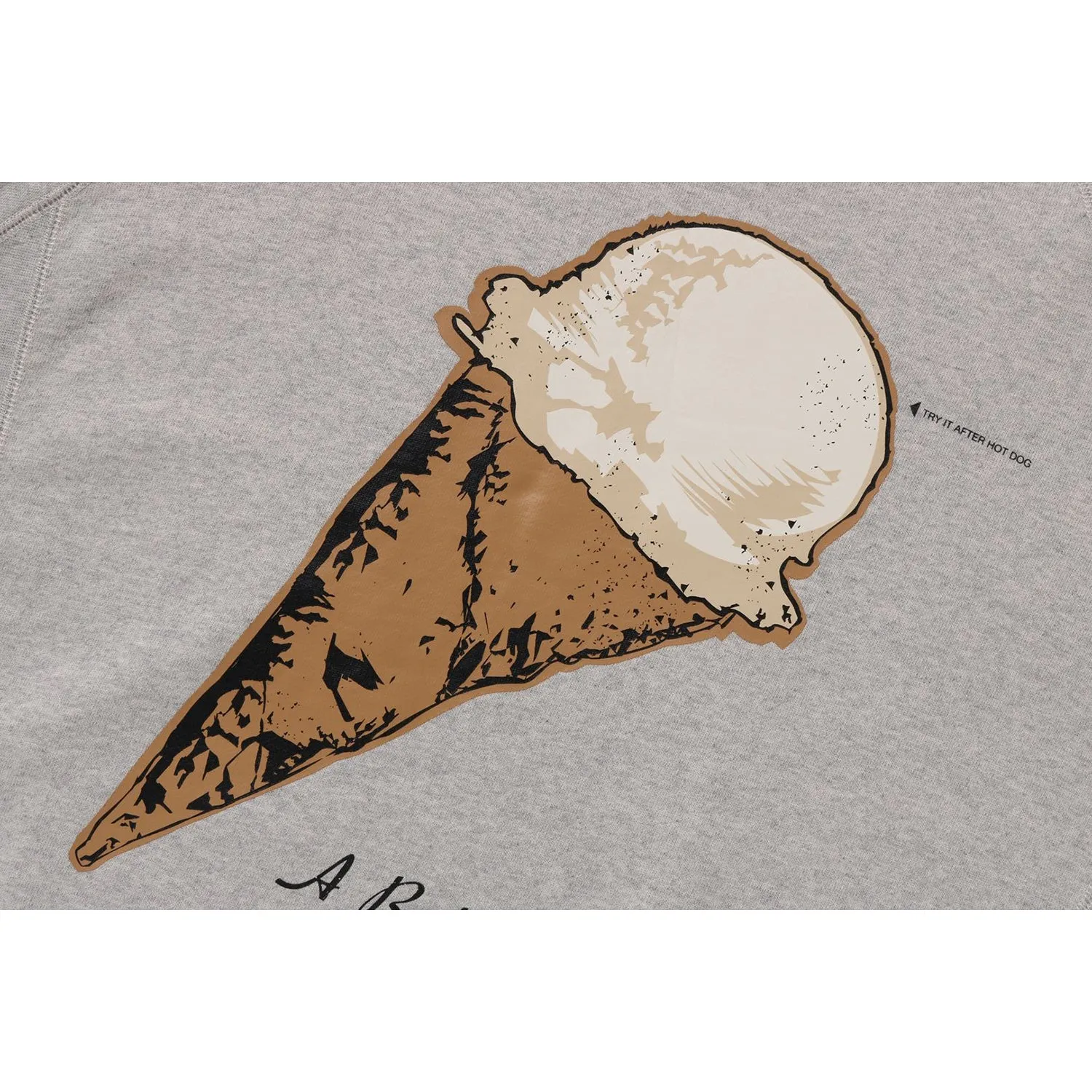 ICE CREAM OVERSIZED PULLOVER HOODIE LADIES