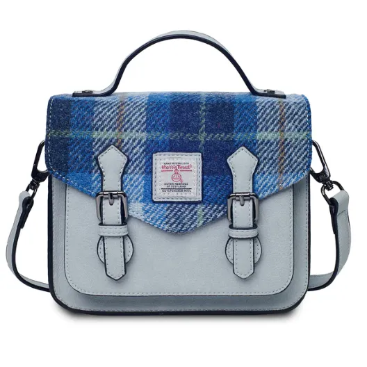 Islander Small Calton Satchel with Harris Tweed