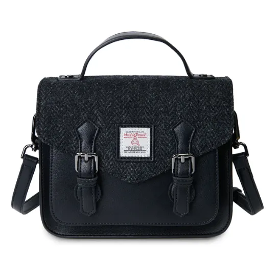 Islander Small Calton Satchel with Harris Tweed