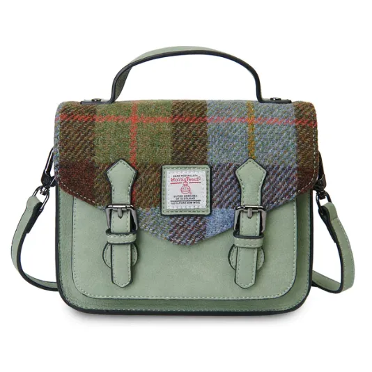 Islander Small Calton Satchel with Harris Tweed