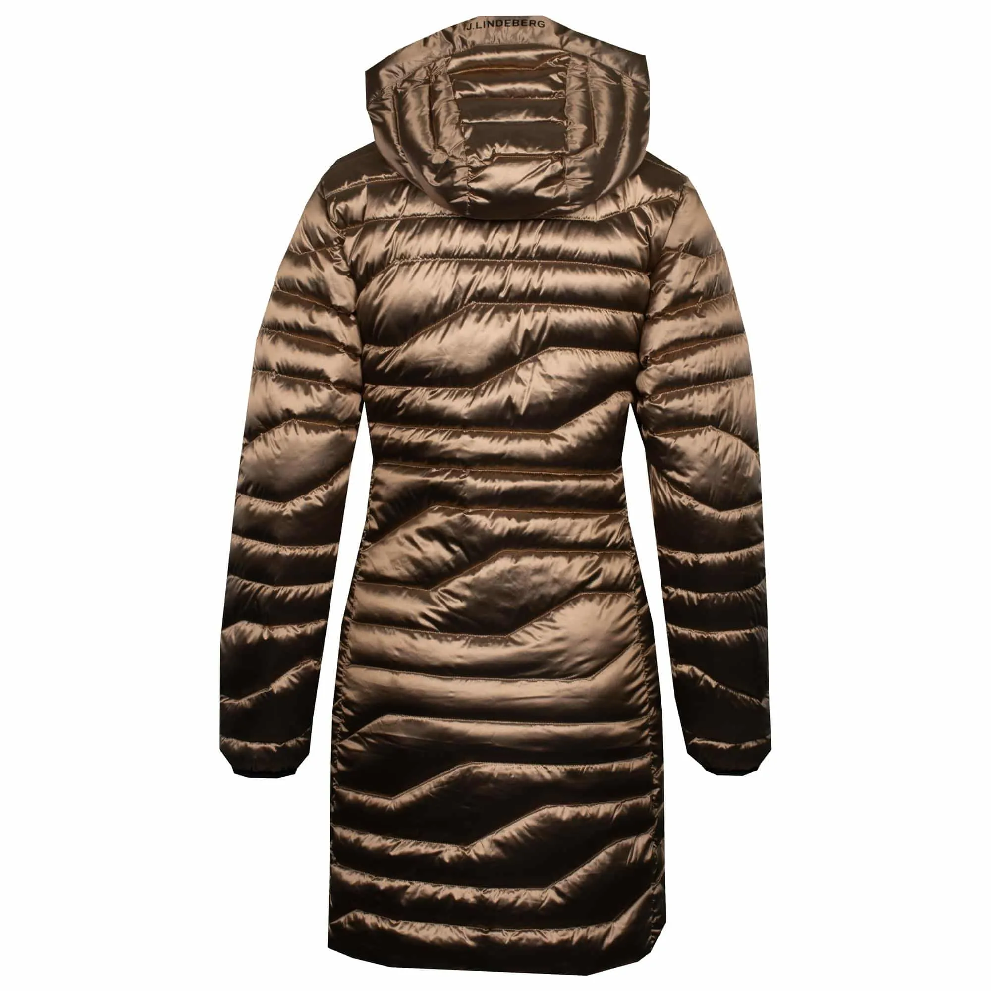 J Lindeberg Cliff Light Down Ladies Parka Tiger Brown