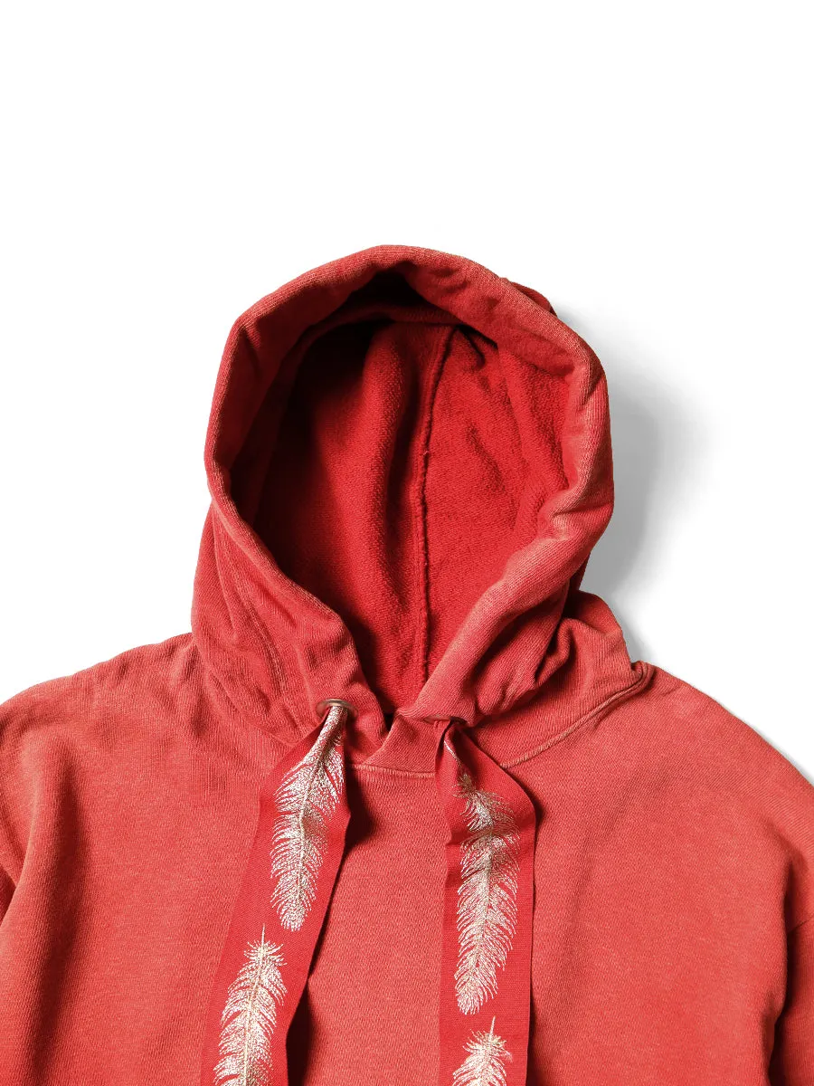 Kapital fleece feather cord hoodie sweater