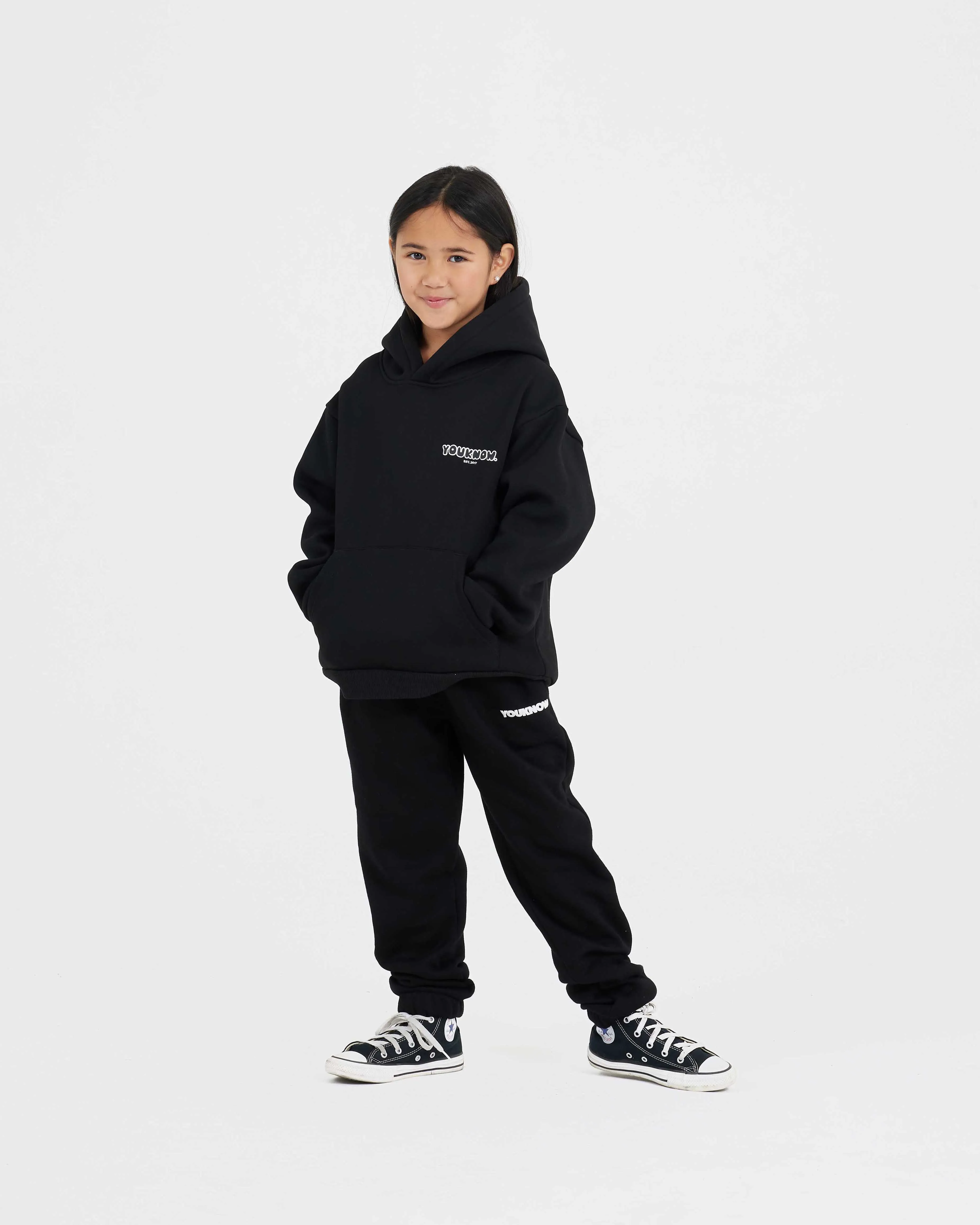 Kids Sunset Hoodie 2.0 | BLACK