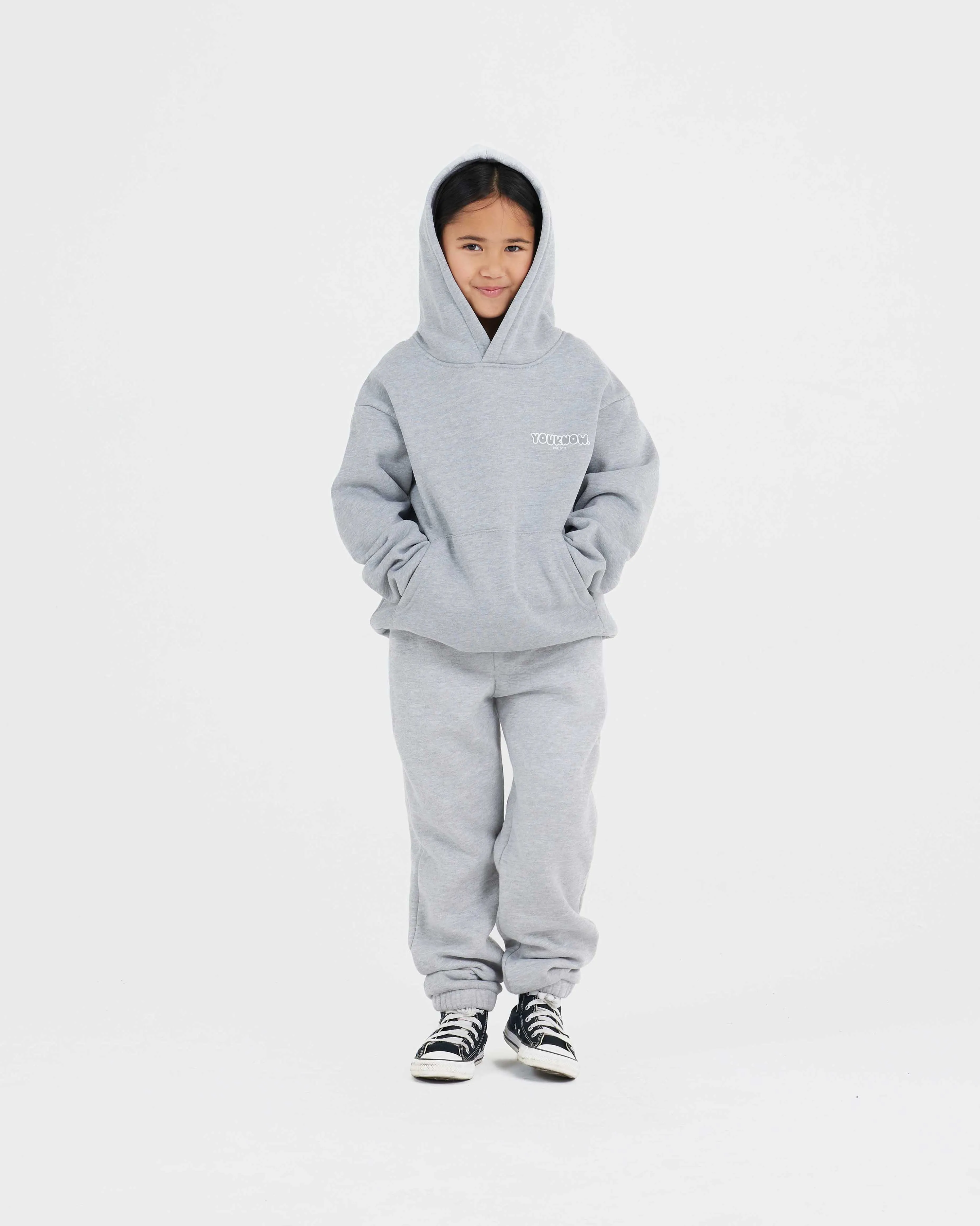 Kids Sunset Hoodie 2.0 | GREY