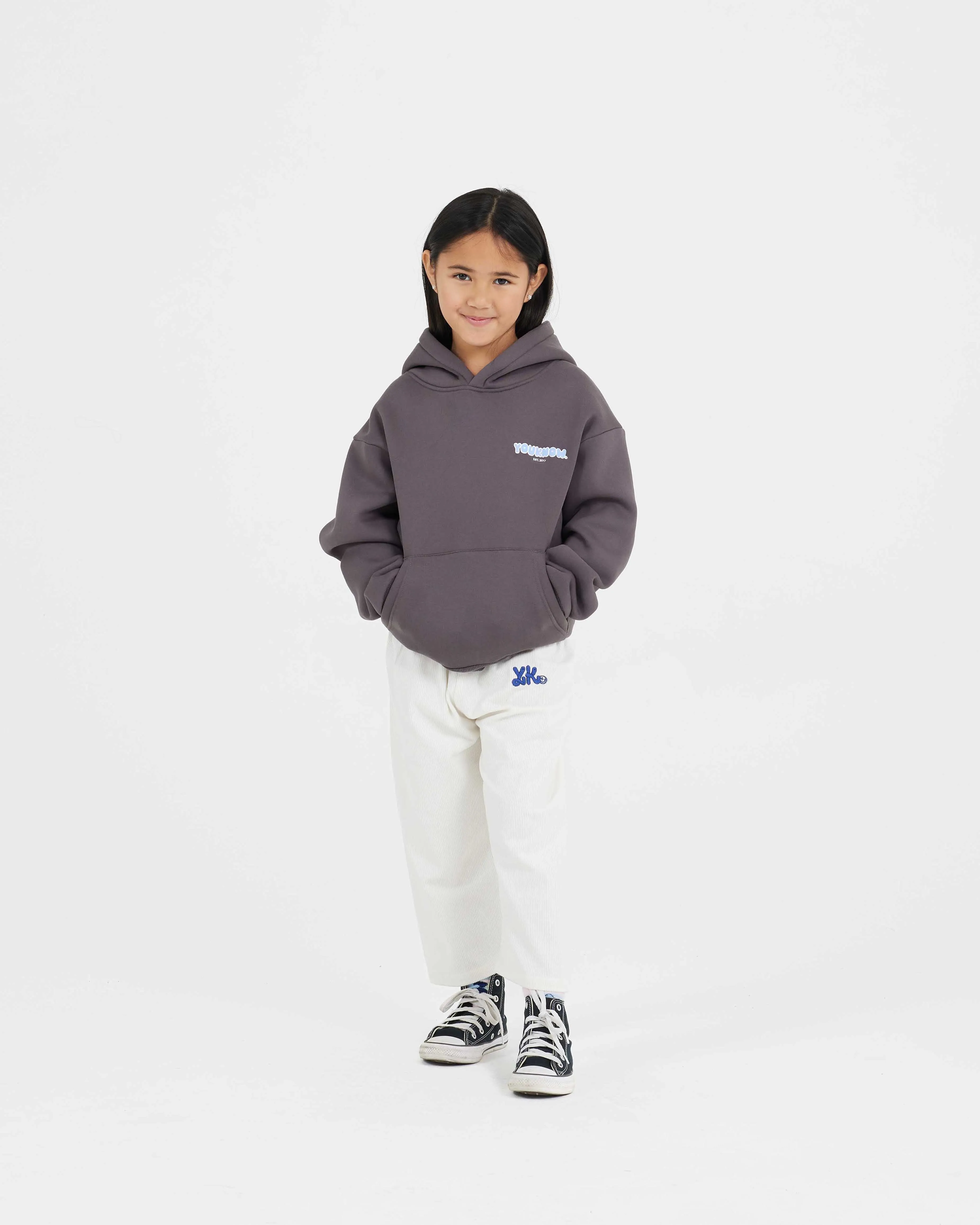 Kids Sunset Hoodie 2.0 | MUSHROOM