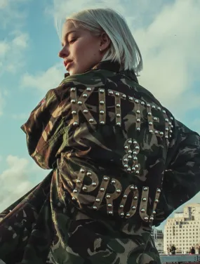 Killing Kittens x Bird + Wolf Camo Jacket - Kitten and Proud