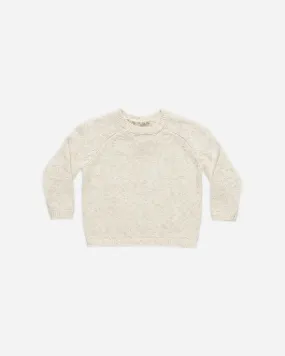 Knit Sweater || Speckled Natural