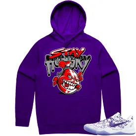 Kobe 8 Court Purple 8s Hoodie to Match - RED STAY HUNGRY