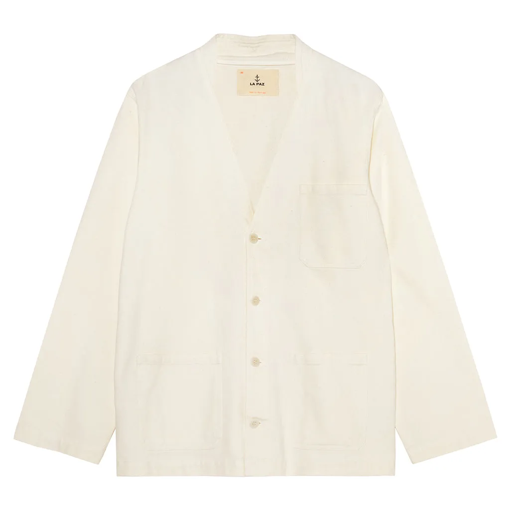 La Paz Man Nabeiro Jacket Off White Canvas