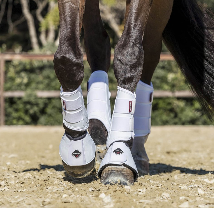 Lemieux pro shell tendon boots White