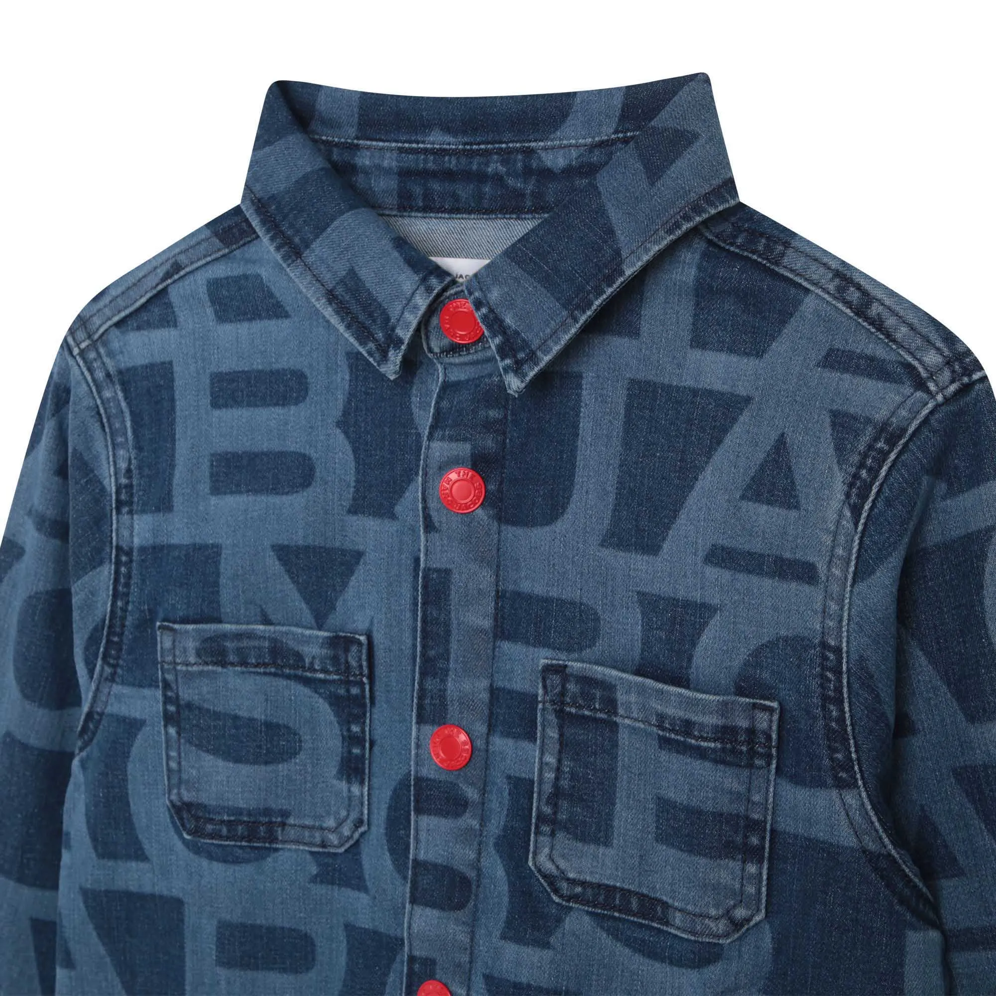 Logo Print Denim Jacket