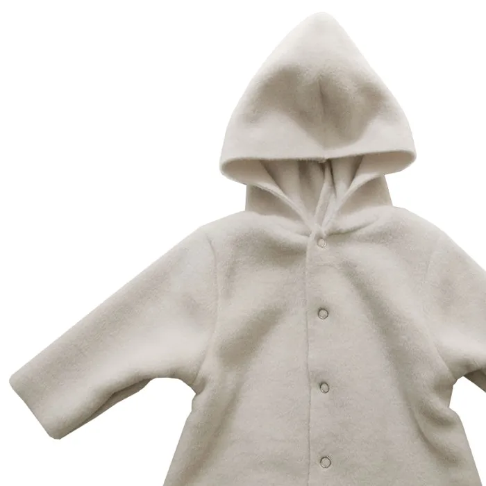 Makié Baby Noel Fleece Jumpsuit Cream