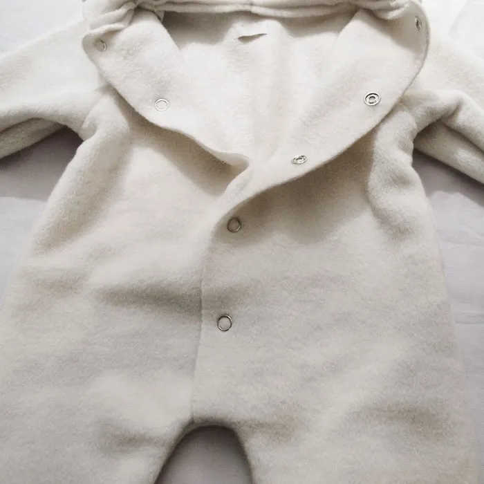 Makié Baby Noel Fleece Jumpsuit Cream