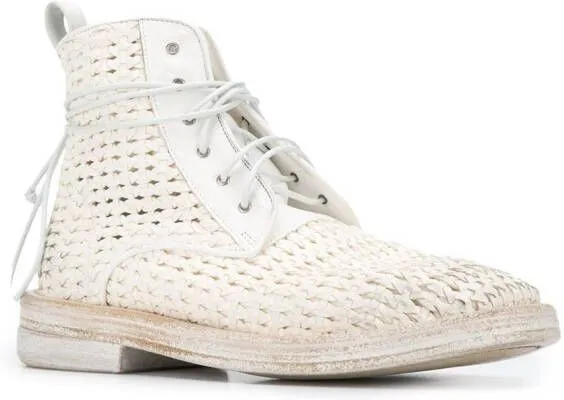 Marsèll woven ankle boots White