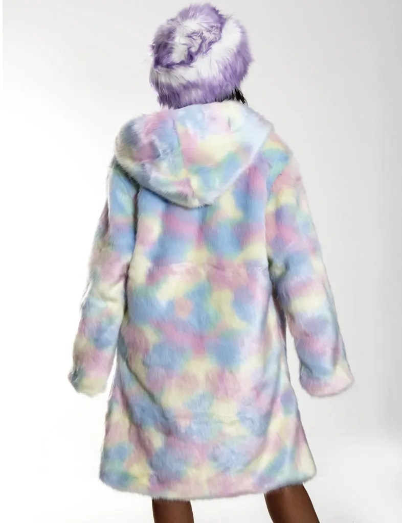 MELTED ICECREAM FAUX FUR JACKET  MADE 4 U 