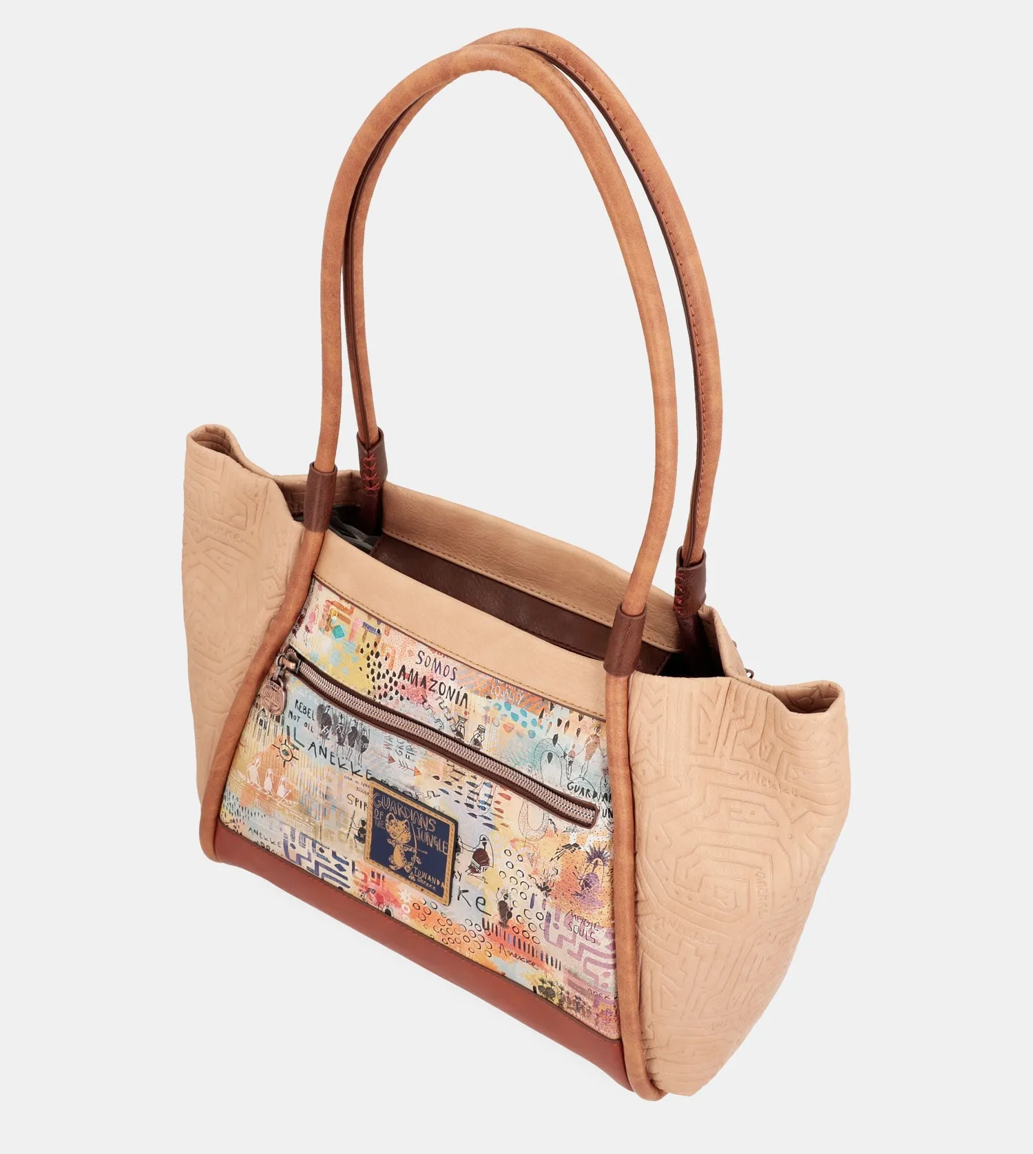 Menire trianglular tote bag