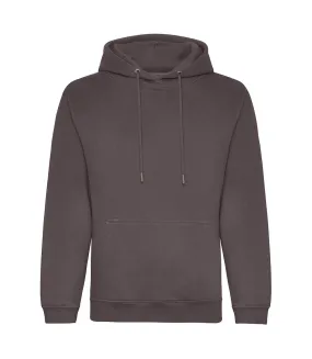 Mens organic hoodie charcoal Awdis