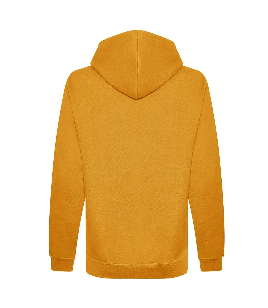 Mens organic hoodie mustard yellow Awdis