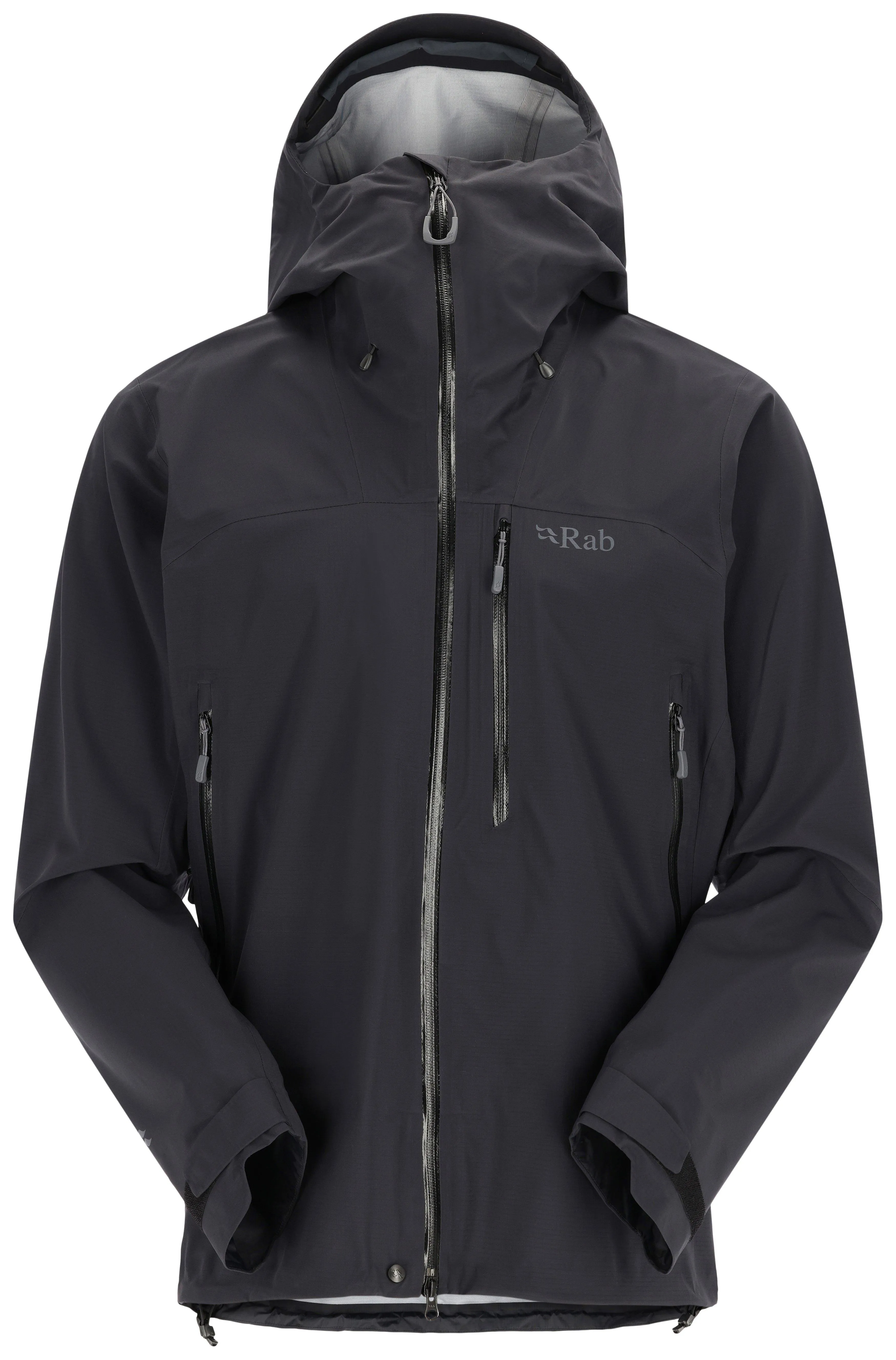 Men's Rab Firewall Jacket Black | Waterproof Jackets UK