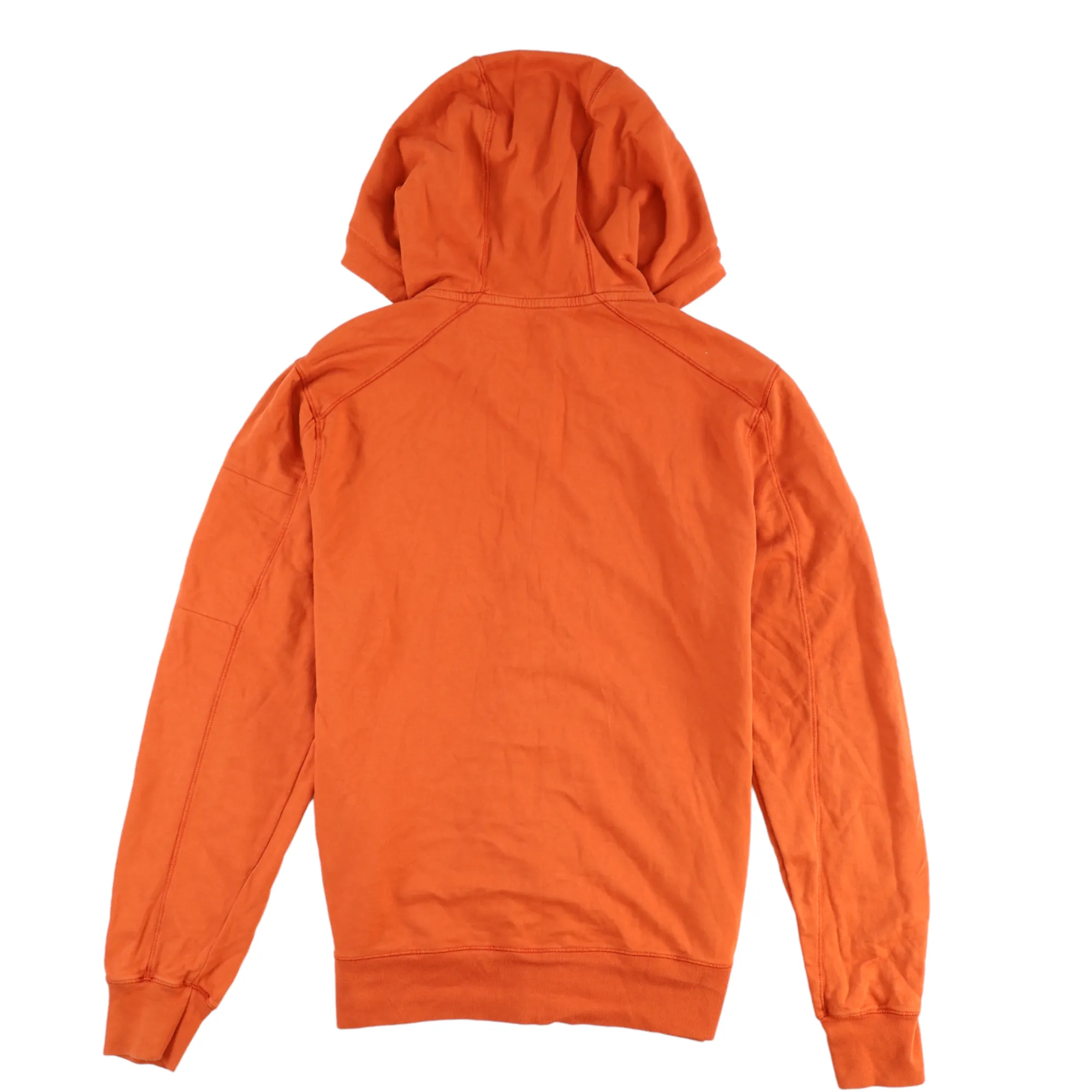 Men's Zip Hoodie Orange Size M