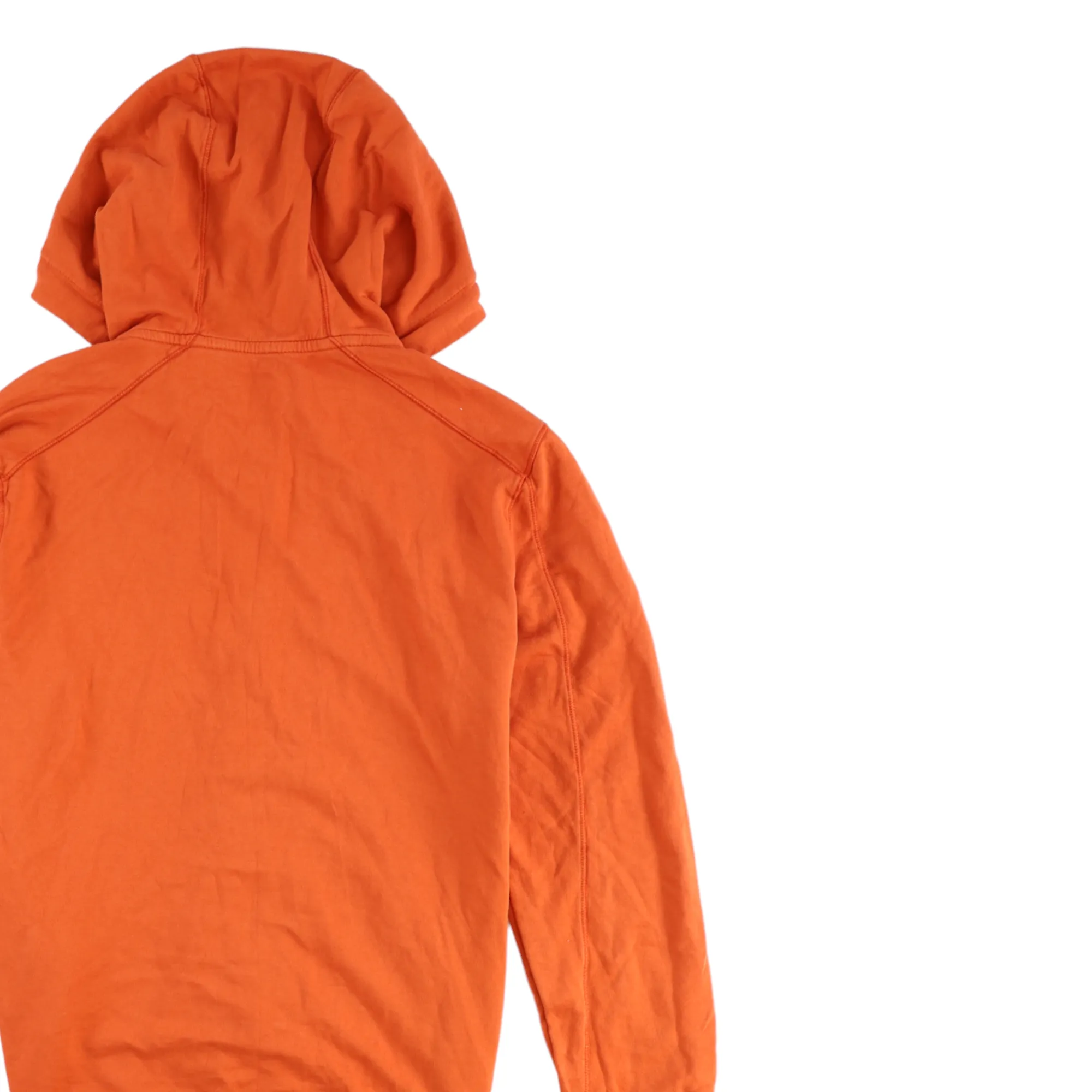 Men's Zip Hoodie Orange Size M