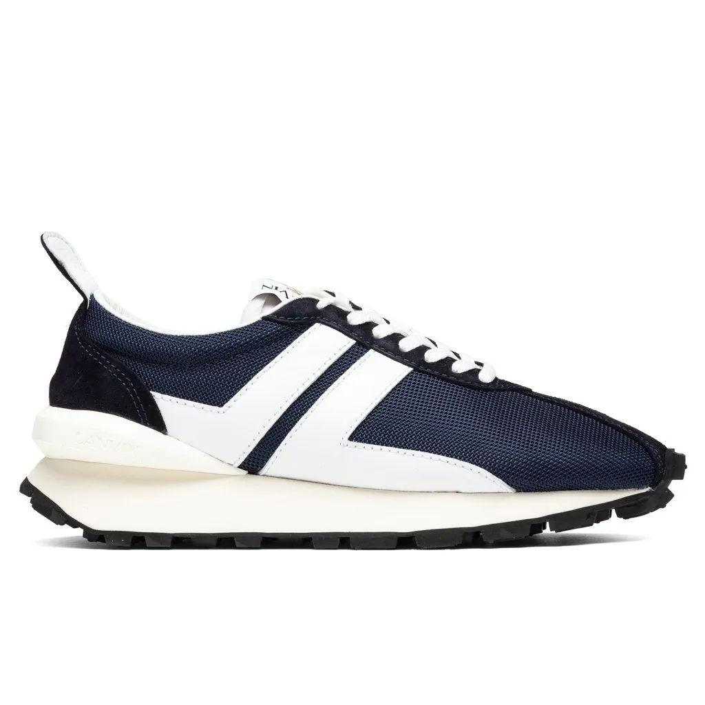 Mesh Running Sneaker - Blue/White