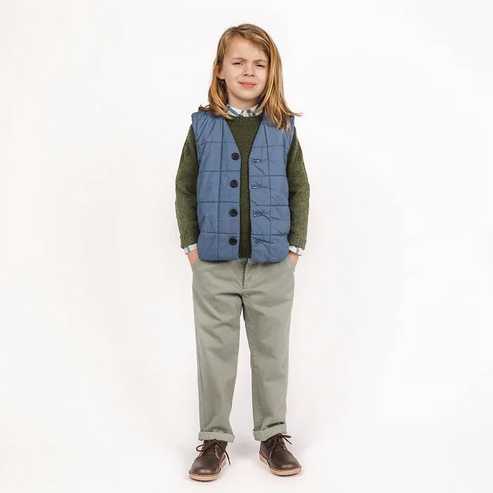 Morley Child Boy Toni Padded Vest China Blue