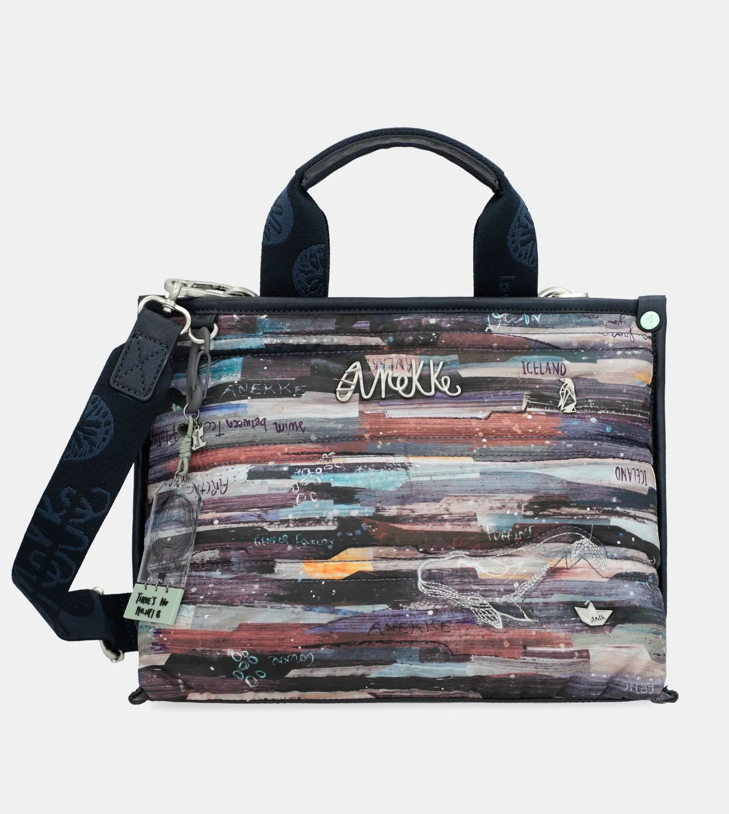 Nature Ocean tote bag with a crossbody strap