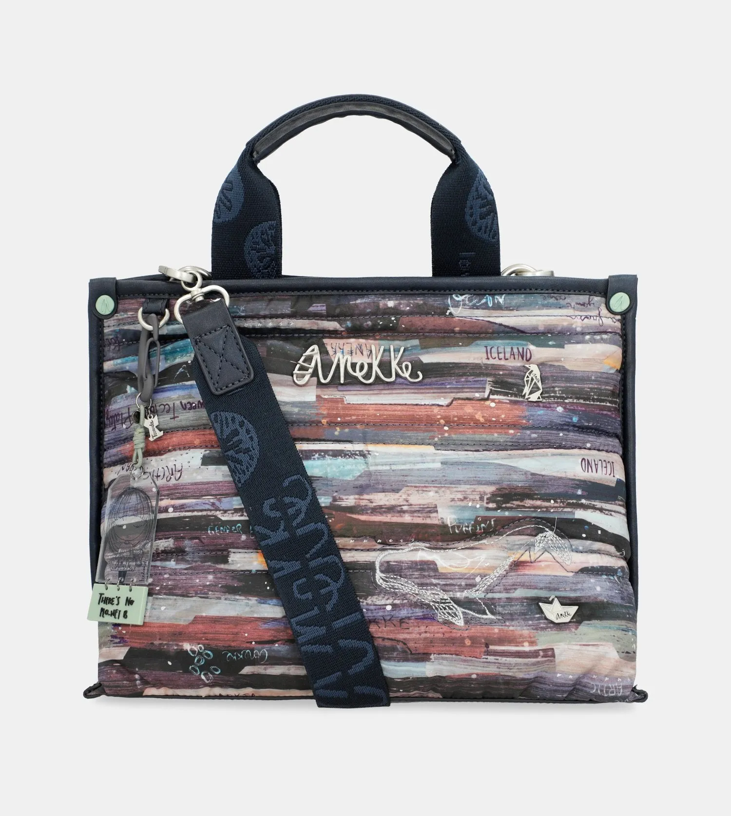 Nature Ocean tote bag with a crossbody strap